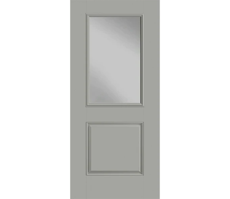 Manchester Half Light 1 Panel Fiberglass Entry Door