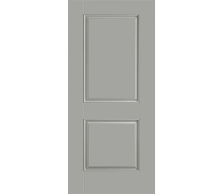 Manchester Two Panel Square Fiberglass Entry Door